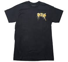 Revenge Gallery Flame Tee Black