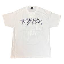 Revenge Gallery x Ski Mask Smoke Tee White/Purple