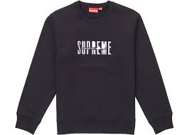 Supreme World Famous Crewneck Black