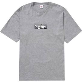 Supreme Emilio Pucci Box Logo Tee Heather Grey/Black