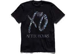 The Weeknd XO Logo After Hours Trip Tee Black