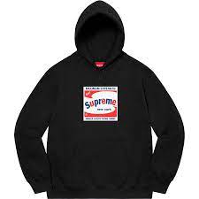 Supreme Shine Hooded Sweatshirt Black
