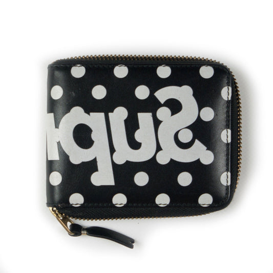 Supreme x Comme Des Garcons Polka Dot Wallet Black