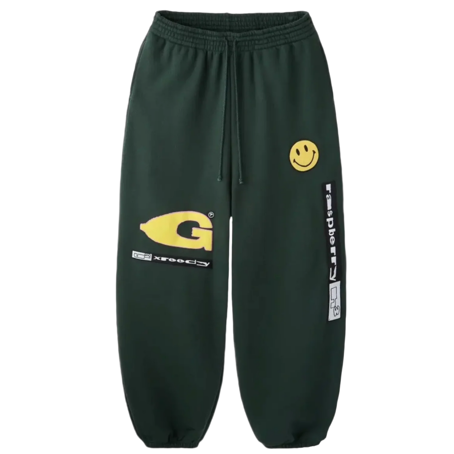 Raspberry hill Green Garbage Sweatpants