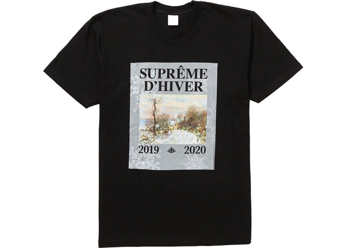 Supreme D'Hiver Tee Black