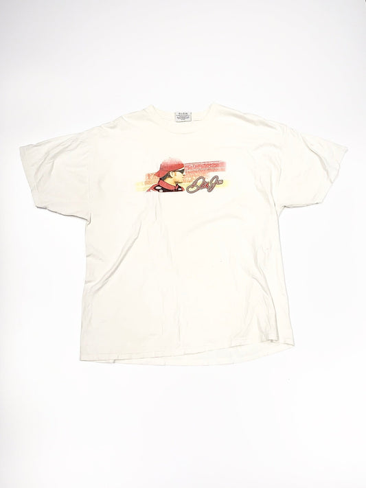 Vintage Dale Jr Nascar Tee White