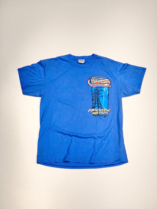 Vintage Power Plant Park Nascar Tee Blue