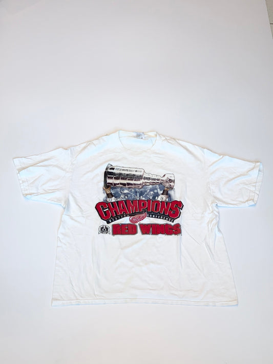 Vintage Championship Red Wings Tee White