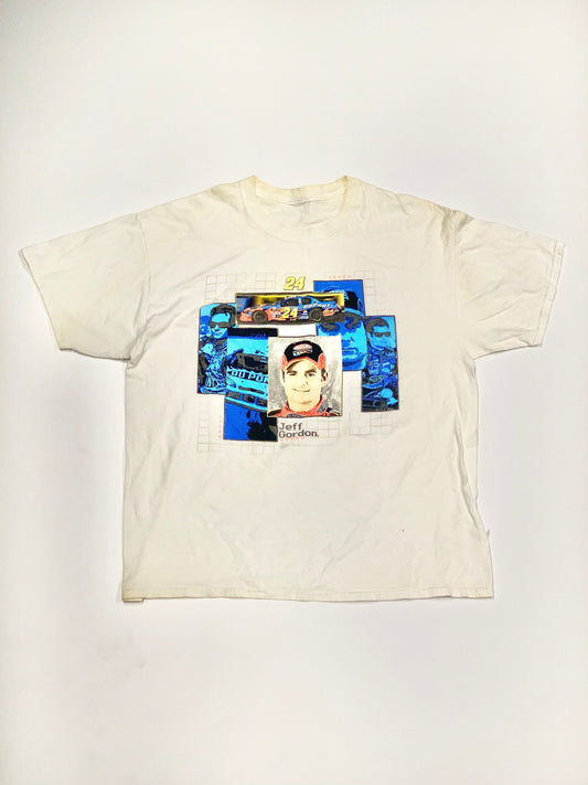 Vintage Jeff Gordon Nascar Tee White
