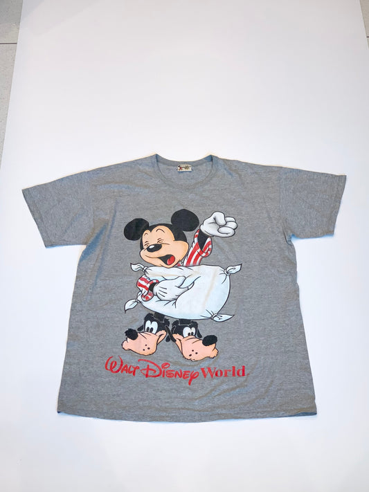 Vintage Mickey Mouse Tee Grey