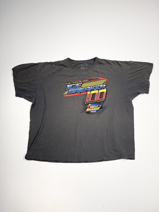 Vintage Ice Breaker 100 Nascar Tee Grey