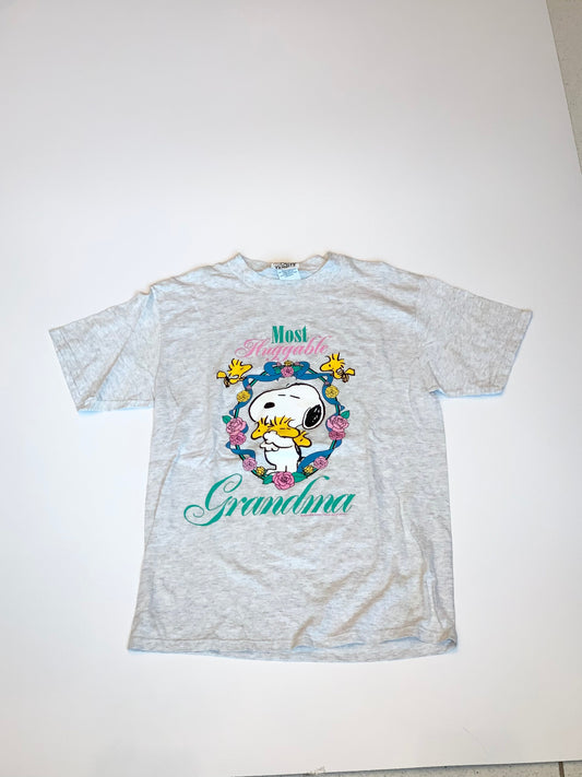 Vintage Snoopy Huggable Tee Grey