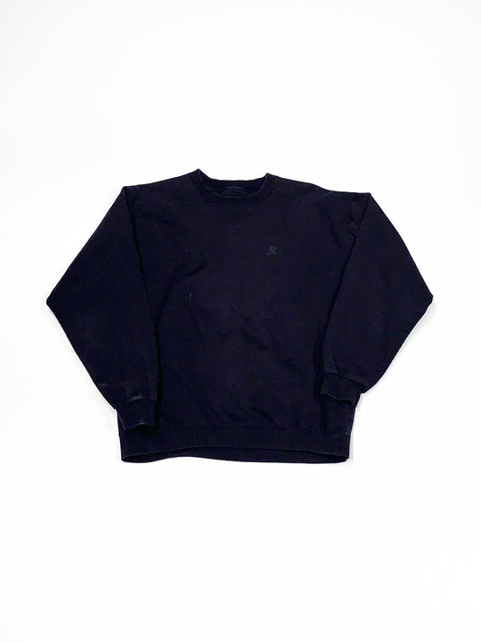 Vintage Classic Starter Fleece Crew Neck Navy