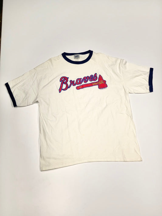 Vintage Braves Tee White