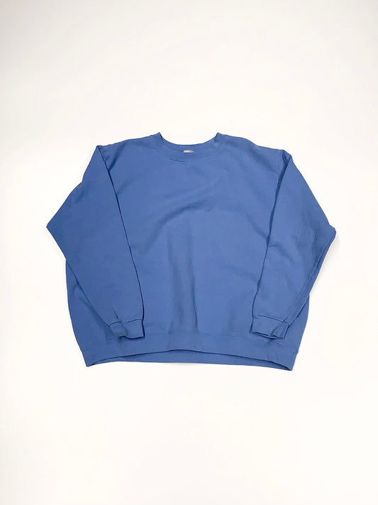 Vintage Gildan Blank Crewneck Sweater Light Blue