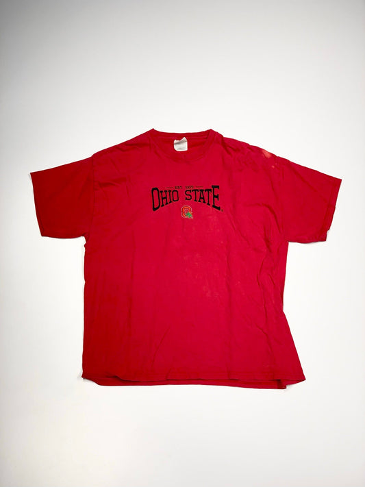 Vintage Ohio State Tee Red