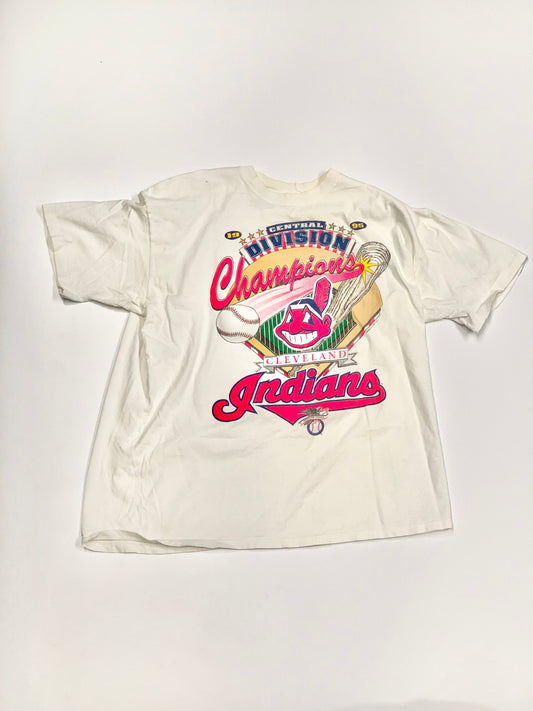 Vintage Cleveland Indians Central Division Tee White