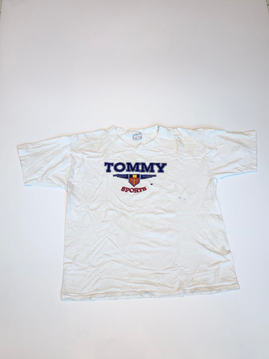 Vintage Tommy Sports Tee White