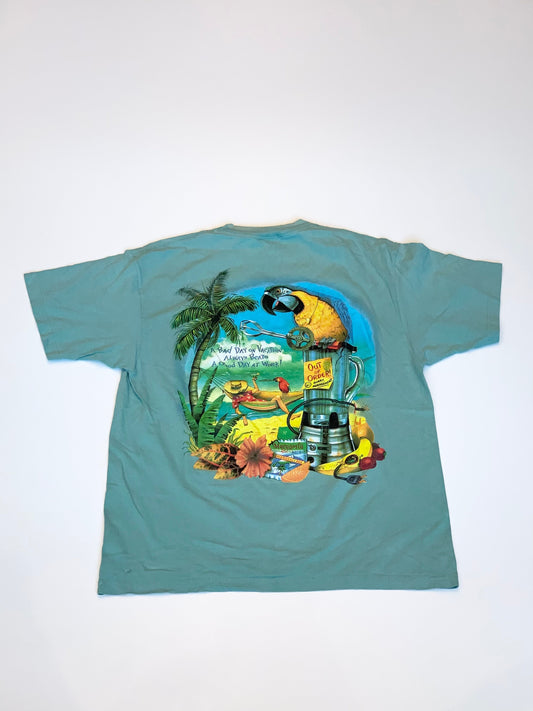 Vintage Vacation Tee Green