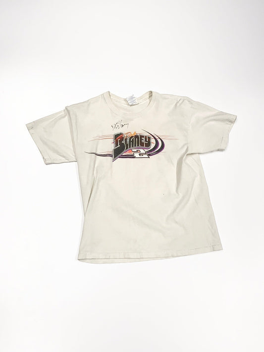 Vintage Dale Blaney Nascar Tee White
