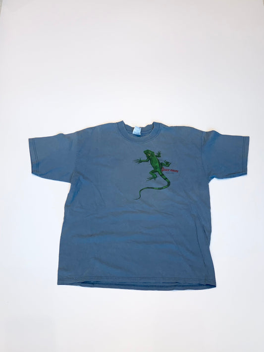 Vintage Green Iguana Tee Blue