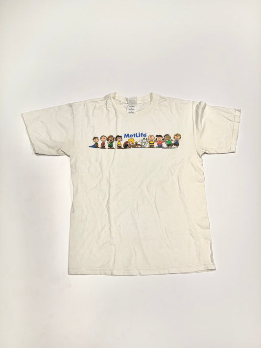 Vintage Charley Brown Metlife Tee White