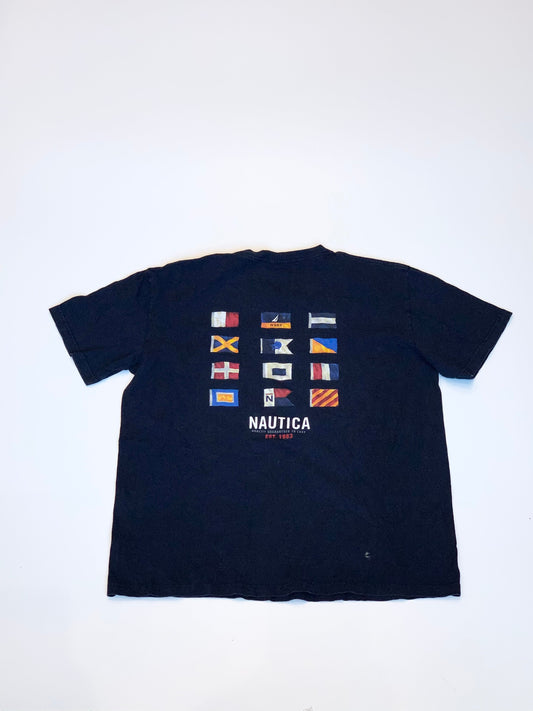 Vintage Nautica Tee Navy