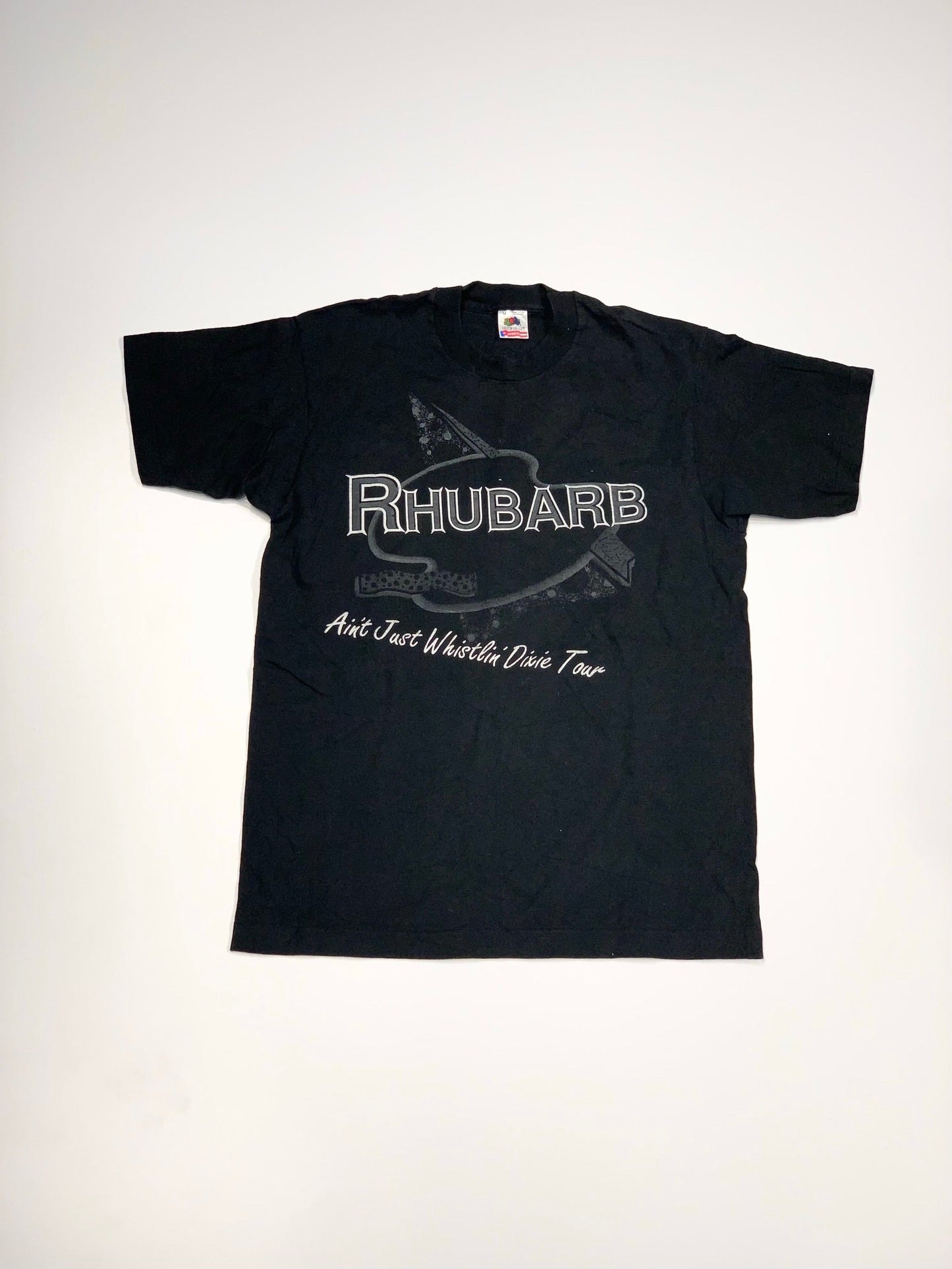 Vintage Rhubarb Tee Black