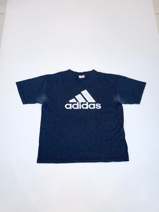 Vintage Adidas Tee Navy/White