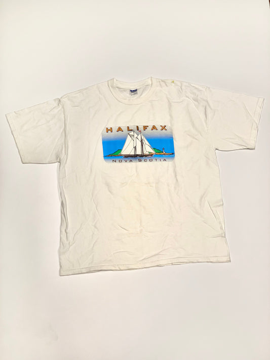 Vintage Halifax Nova Scotia Tee White