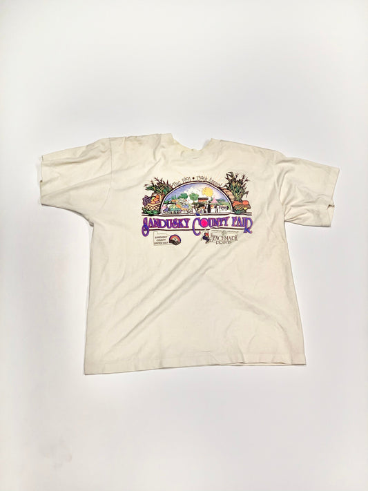 Vintage Sandusky County Fair Tee White
