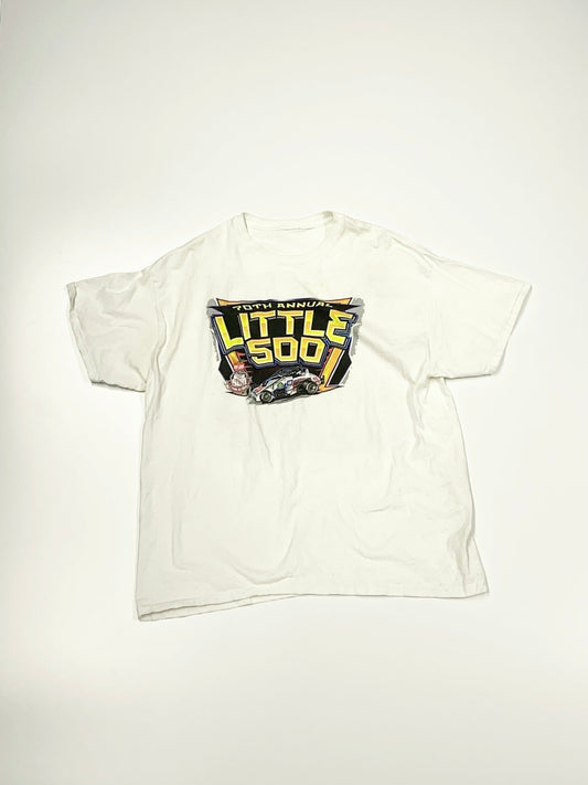 Vintage Little 500 Nascar Tee White