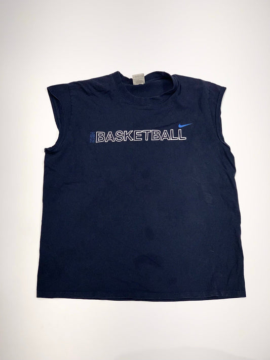 Vintage Nike Basketball Tank Top Navy