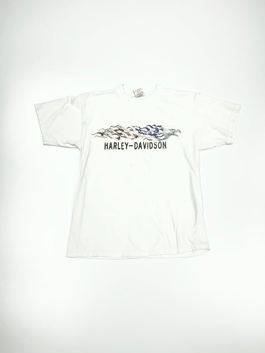 Vintage Harley-Davidson American Eagle Tee White
