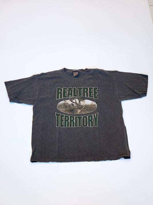 Vintage Real Tree Territory Tee Grey