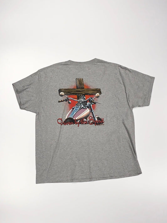 Vintage Driven By The Spirit Tee Grey