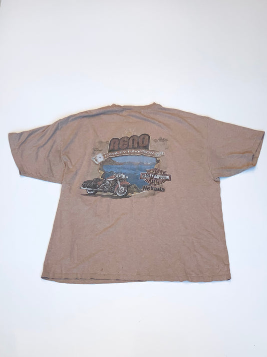 Vintage Harley Davidson Tee Taupe