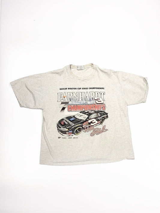 Vintage Dale Earnhardt Nascar Tee Grey