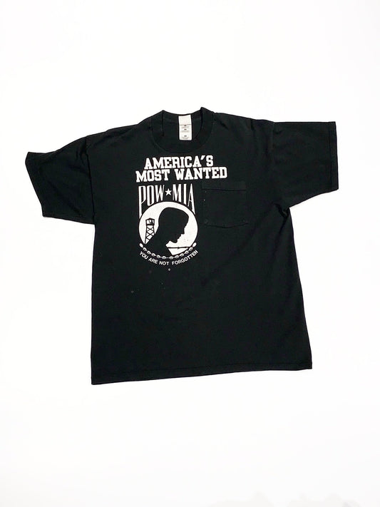 Vintage America's Most Wanted Tee Black