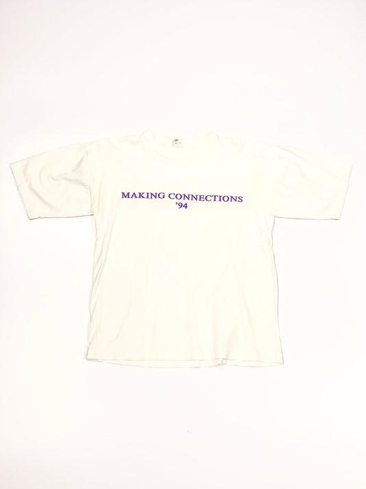 Vintage Making Connections 94 Tee White