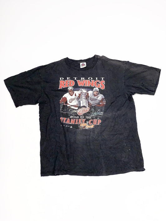 Vintage Detroit Red Wings Tee Black
