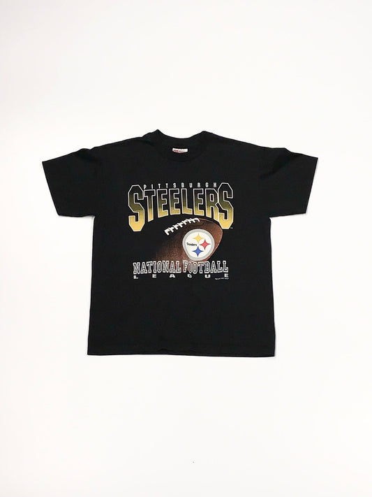 Vintage Pittsburgh Steelers League Tee Black