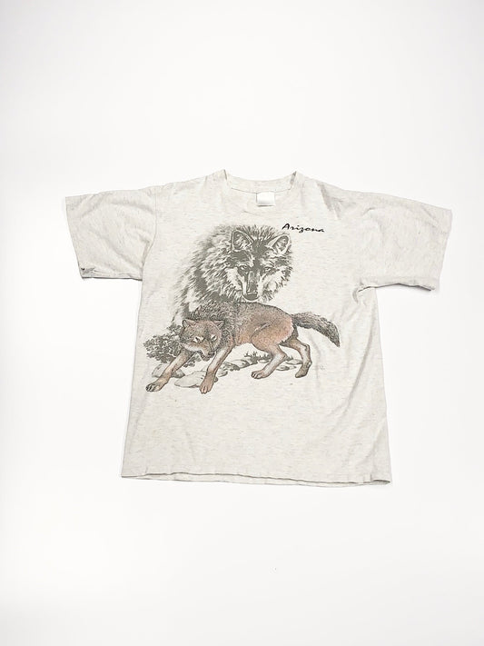 Vintage Arizona Wolf Tee Grey