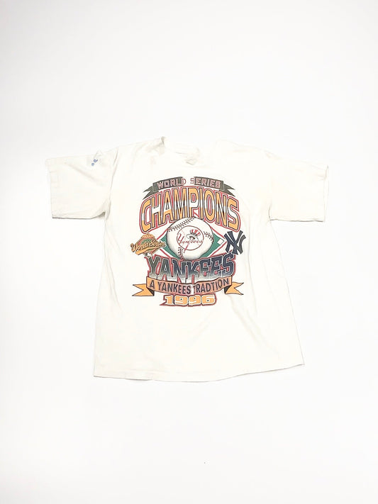 Vintage New York Yankees 1996 World Series Tee White