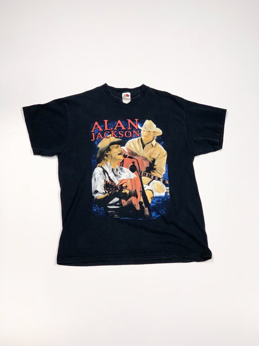 Vintage Alan Jackson Tee Black