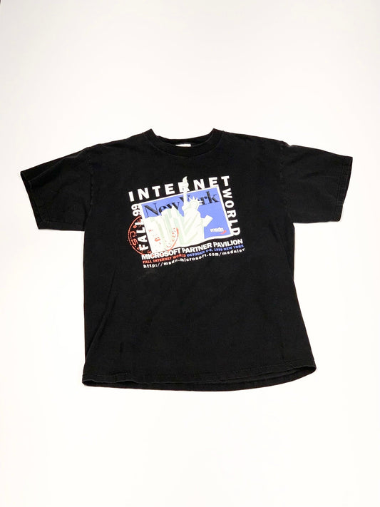 Vintage New York Internet World Tee Black