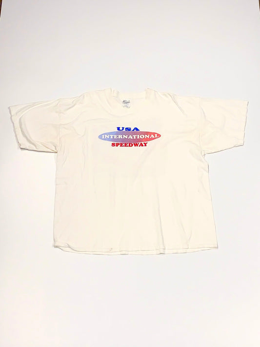 Vintage USA International Speedway Nascar Tee White
