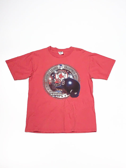 Vintage Boston Redsocks World Series Tee Red
