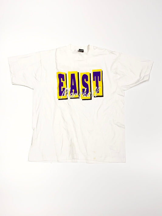 Vintage East Marshall Tee White