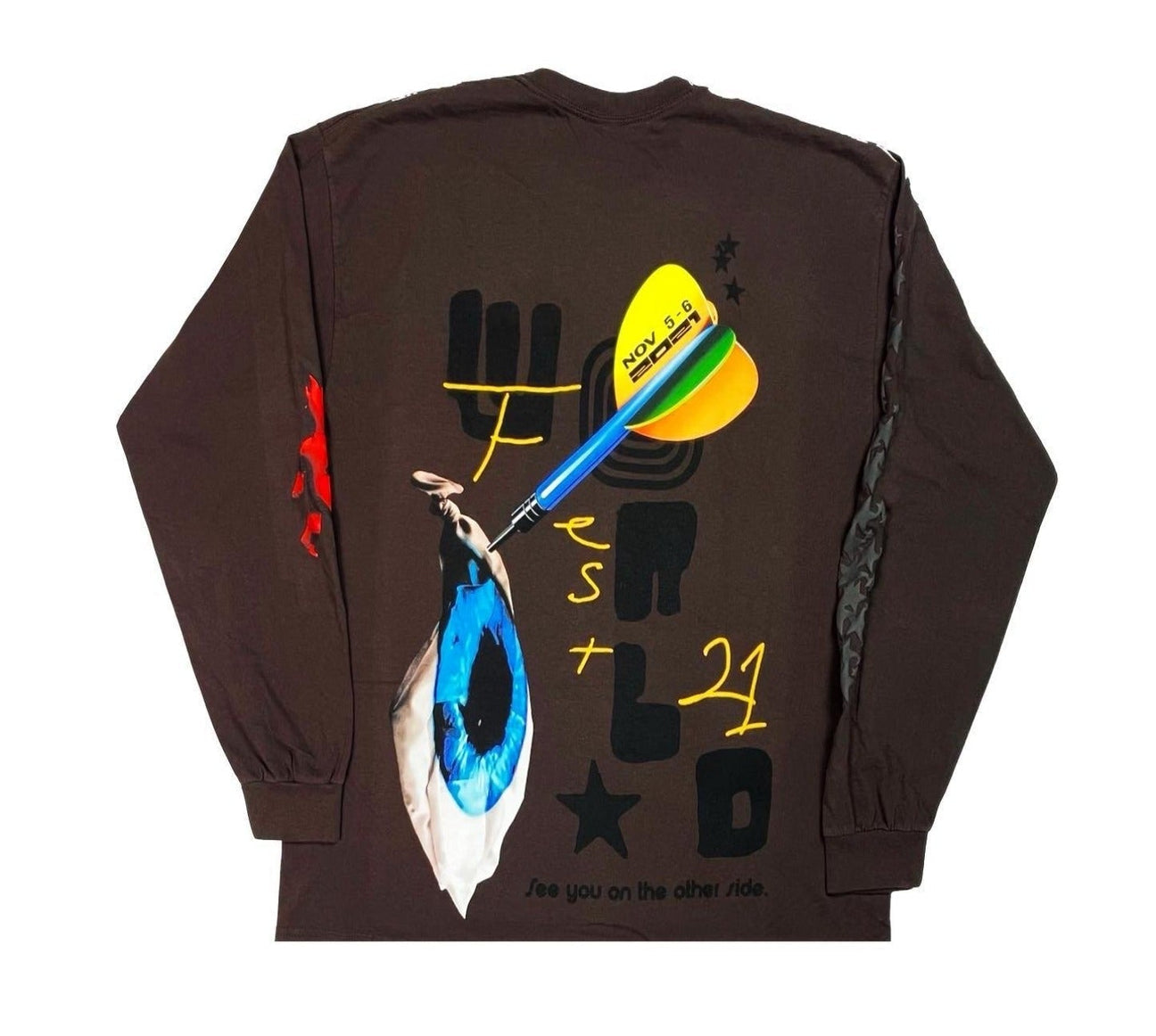 Astroworld Festival ‘21 Otherside Longsleeve Brown